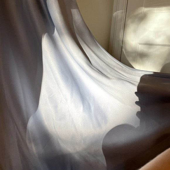 Alex Evenings Silver Sequin Long Dress and Jacket - Mother of the Bride - Picture 6 of 13